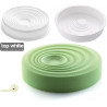 Vague Silikomart stampo silicone per tonda tonda ø20xh4,5 cm con decoro onda e volume 1100 ml