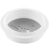 Kit Love 360 Silikomart: stampo in silicone bianco forma tonda ø12xh3,5 cm con tappetino decoro scritta love