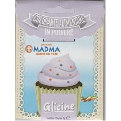 Madma Colorante Alimentare in Polvere Idrosolubile Glicine (5g) – per Impasti e Creme