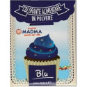Colorante in polvere blu, ad uso alimentare, idrosolubile in bustina da 5 g, di Madma