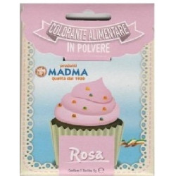 Colorante in polvere idrosolubile rosa di Madma in bustina da 5 g