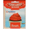 Colorante in polvere idrosolubile rosso di Madma in bustina da 5 g