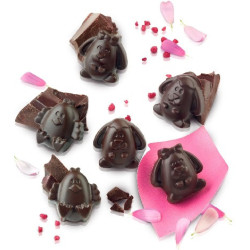 Easter Friends Silikomart stampo silicone per 12 ovetti cioccolato amici della pasqua
