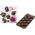 Easter Friends Silikomart stampo silicone per 12 ovetti cioccolato amici della pasqua