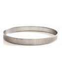 Anello micro-forato in acciaio inox, fascia di ø15xh2 cm da Decora, per crostatine tonde