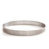 Anello micro-forato in acciaio inox, fascia di ø15xh2 cm da Decora, per crostatine tonde Anello micro-forato in acciaio inox, fascia di ø15xh2 cm da Decora, per crostatine tonde