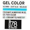 Gel Color Light Blue Silikomart: colorante in gel azzurro tubetto da 15 g della linea i78