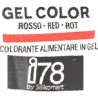 Gel Color Red Silikomart: colorante in gel rosso tubetto da 15 g della linea i78