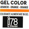 Gel Color Orange Silikomart: colorante in gel arancione tubetto da 15 g, della linea i78