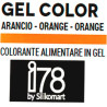 Gel Color Orange Silikomart: colorante in gel arancione tubetto da 15 g, della linea i78 Gel Color Orange Silikomart: colorante in gel arancione tubetto da 15 g, della linea i78