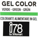 Gel Color Green Silikomart: colorante in gel verde tubetto da 15 g, della linea i78