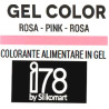 Colorante in gel rosa, Foodgrade Gel Color Pink Silikomart, tubetto in plastica 15 g