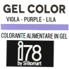 Gel Color Purple Silikomart: colorante in gel viola tubetto da 15 g, della linea i78