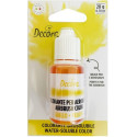 Colorante idrosolubile liquido giallo, ad uso alimentare, per aerografo, 20 g da Decora
