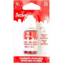 Colorante liposolubile liquido rosso, ad uso alimentare, da 15 g, di Decora