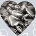 Crispo 25 Anni di Felicità Cuoricini Mignon – Confetti Argento al Cioccolato Fondente 500 g