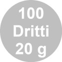 100 Supporti dritti uova di pasqua fazzoletto 20 g