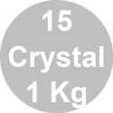 15 Supporti Crystal trasparenti per uova di pasqua stagnolate e decorate 1 Kg