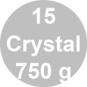 15 Supporti Crystal trasparenti per uova di pasqua stagnolate e decorate 750 g