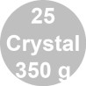 25 Supporti Crystal per uova di Pasqua stagnolate e decorate da 350 g, colore cristallino
