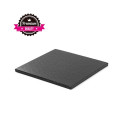 Sottotorta cartone nero quadrato Decora: vassoio torta rigido 30x30xh1,2 cm