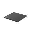 Sottotorta cartone nero quadrato Decora: vassoio torta rigido 30x30xh1,2 cm