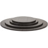 Da ø25 a ø35 cm sottotorta cartone nero tondo Decora vassoio torta rigido h1,2 cm