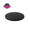 Vassoio sottotorta tondo cartoncino rigido nero Decora ø25 h 1,2 cm Vassoio sottotorta tondo cartoncino rigido nero Decora ø25 h 1,2 cm