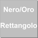 Sottotorta sottile accoppiato oro e nero rettangolare 20x30xh0,3 cm Decora