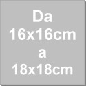 16 o 18 cm Tortaflex square Silikomart stampo silicone quadrato bordi dritti h4 e h5 cm