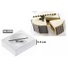 Tortaflex round Silikomart stampo tondo silicone bianco ø10xh4 cml