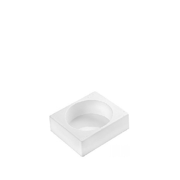 Tortaflex round Silikomart stampo tondo silicone bianco ø11,5xh4 cm