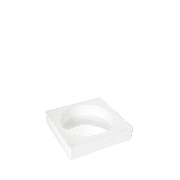 Tortaflex round TOR160 h4 Silikomart: stampo tondo in silicone bianco ø16xh4 cm volume 800 ml
