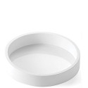 Tortaflex round TOR220 h4 Silikomart: stampo tondo in silicone bianco ø22xh4 cm volume 1474 ml da Silikomart