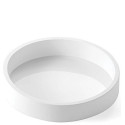 Tortaflex round TOR240 h4 Silikomart: stampo tondo in silicone bianco ø24xh4 cm volume 1804 ml da Silikomart