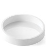 Tortaflex round TOR240 h4 Silikomart: stampo tondo in silicone bianco ø24xh4 cm volume 1804 ml da Silikomart