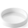 Tortaflex round TOR260 h4 Silikomart: stampo tondo in silicone bianco ø26xh4 cm volume 2118 ml da Silikomart