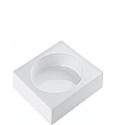 Tortaflex round Silikomart stampo tondo silicone bianco ø16xh5 cm