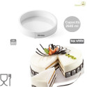 Tortaflex round Silikomart stampo tondo silicone bianco ø26xh5 cm