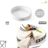 Tortaflex round Silikomart stampo tondo silicone bianco ø26xh5 cm