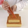 Da 10 a 13,5 cm Tortaflex square Silikomart stampo silicone quadrato bordi dritti h4 e h5 cm Da 10 a 13,5 cm Tortaflex square Silikomart stampo silicone quadrato bordi dritti h4 e h5 cm