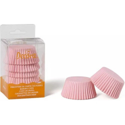 Pirottini Muffin Decora in Carta Rosa – Set 75 Pezzi ø5×h3,2 cm per Dolci e Cupcake
