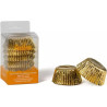 60 Pirottini per muffin in carta forno color oro di diametro 5 cm altezza 3,2 cm da Decora