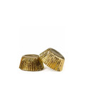 60 Pirottini per muffin in carta forno color oro di diametro 5 cm altezza 3,2 cm da Decora