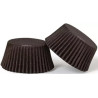 Set di 75 pirottini per muffin in carta forno antiaderente color marrone di ø5xh3,2 cm da Decora