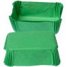 Set di 20 pirottini per mini plum-cake in carta forno antiaderente verde da 8x5xh3,2 cm di Decora Set di 20 pirottini per mini plum-cake in carta forno antiaderente verde da 8x5xh3,2 cm di Decora