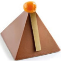 3,6X3,6 o 7,1X7,1 cm Pyramids Silikomart stampo silicone 15 mini piramidi h2,2 cm o 6 piramidi h4 cm