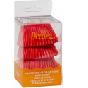 75 Pirottini muffin in carta rossa ø5xh3,2 cm