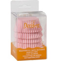 75 Pirottini per muffin in carta rosa antiaderente ø5xh3,2 cm