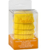 Set 75 pirottini per muffin in carta forno gialla, di diametro 5 cm ed altezza 3,2 cm da Decora